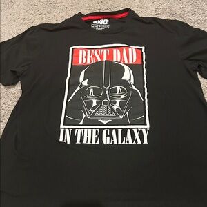 Star Wars Black and Red “Best Dad In The Galaxy” Tee
